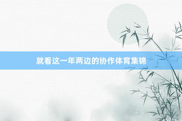 就看这一年两边的协作体育集锦