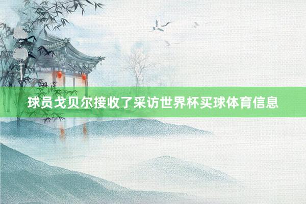 球员戈贝尔接收了采访世界杯买球体育信息
