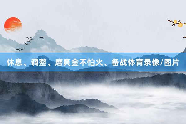 休息、调整、磨真金不怕火、备战体育录像/图片