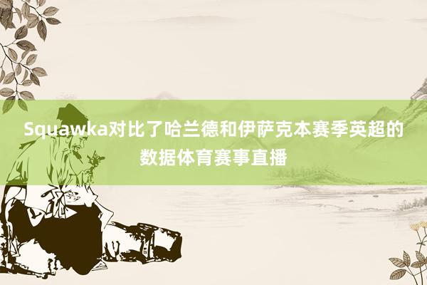 Squawka对比了哈兰德和伊萨克本赛季英超的数据体育赛事直播