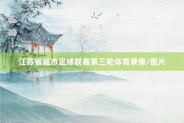 江苏省城市足球联赛第三轮体育录像/图片