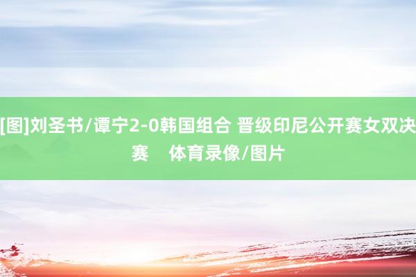 [图]刘圣书/谭宁2-0韩国组合 晋级印尼公开赛女双决赛    体育录像/图片