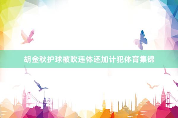 胡金秋护球被吹违体还加计犯体育集锦